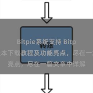 Bitpie系统支持 Bitpie钱包最新版本下载教程及功能亮点，尽在一篇文章中详解