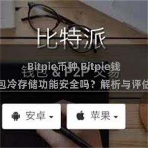 Bitpie币种 Bitpie钱包冷存储功能安全吗？解析与评估