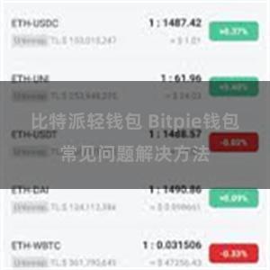 比特派轻钱包 Bitpie钱包常见问题解决方法