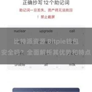 比特派资源 Bitpie钱包安全吗？全面解析其优势和特点