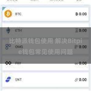 比特派钱包使用 解决Bitpie钱包常见使用问题