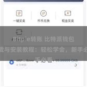 Bitpie转账 比特派钱包下载与安装教程：轻松学会，新手必看