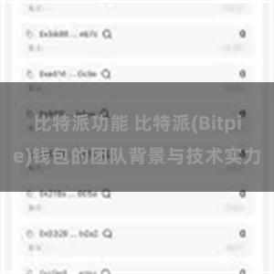 比特派功能 比特派(Bitpie)钱包的团队背景与技术实力