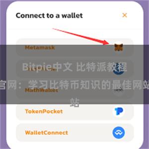 Bitpie中文 比特派教程官网：学习比特币知识的最佳网站