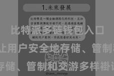 比特派多链钱包入口  不错让用户安全地存储、管制和交游多样褂讪币